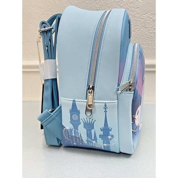 Loungefly Disney  Princess Cinderella Ball Gown Mini Backpack NWT main image 8